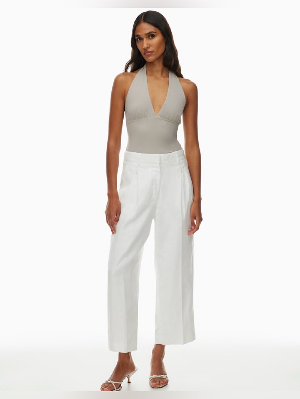 Aritzia Wilfred The  Effortless Pant™ Linen Cropped